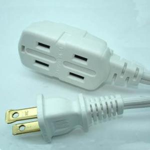 140032 - EXTENSION CORD 2/16 12FT WHT 3 OUTLET SPT-2 13A 125V 1625W