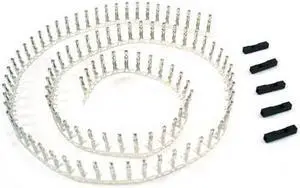 WJW008 - CONN JACK CRIMP 1P FOR JUMPER WIRE W/FEMALE CRIMP PINS 26-22AW (100 pcs/pkg)