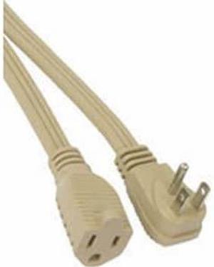 E-40012 - EXTENSION CORD 3/14 12FT SPT-3 RA PLUG 15A/125V 1875W BRN FLAT