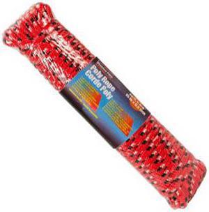 73078 - ROPE POLY TWISTED 50FTX3/8IN RED