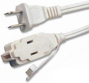 EXT-8W - EXTENSION CORD 2/16 8FT WHT SPT