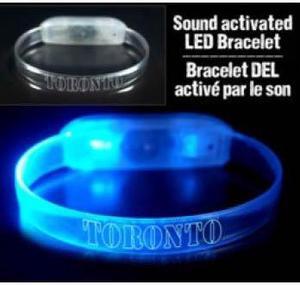 02003 - TORONTO SOUVENIR LED BRACELET SOUND ACTIVATED