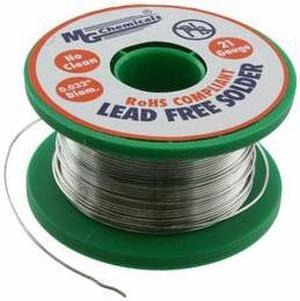 4901-227G - SOLDER WIRE LEAD FREE 1/2LB 21AWG 0.032IN SN96.5 AG3.5