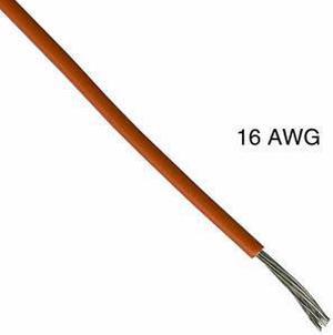 T1018-21-04 - WIRE STRANDED 16AWG 100FT ORANGE TC PVC