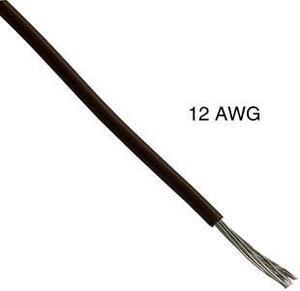 T0818-21-08 - WIRE STRANDED 12AWG 100FT BROWN TC PVC