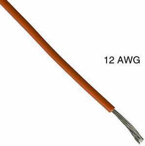 T0818-21-04 - WIRE STRANDED 12AWG 100FT ORANGE TC PVC