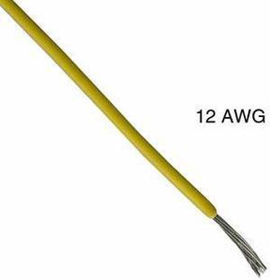 T0818-21-05 - WIRE STRANDED 12AWG 100FT YELLOW TC PVC