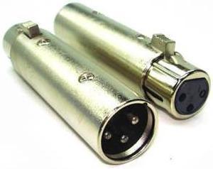 MC1011 - XLR ADAPT 3PL-3JK INLINE METAL TIN