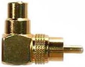 45-313G - ADAPTER RCA PLUG-JACK RA GOLD