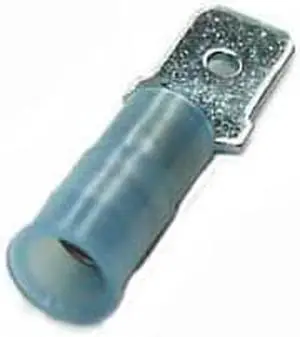 160253-100 - QUICK CONN MALE BLU 0.250IN 16-14AWG 6.35X0.8MM (100 pcs/pkg)