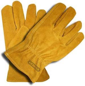 S78111 - GLOVES LEATHER SPLIT LARGE COWHIDE SELF-HEM KEYSTONE THUMB