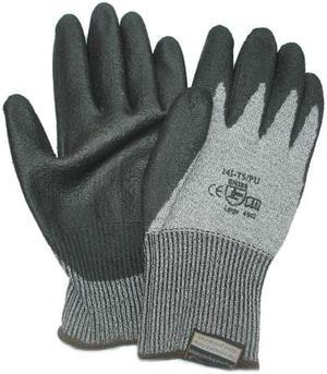 14I-T5/PU-LARGE - GLOVES CUT RESISTANT LARGE GRY EN388 CUT LEVEL OF 5