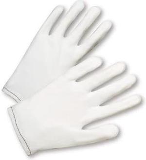 46I-404M - GLOVES NYLON MEDIUM WHT LINT FREE 70D (12 pcs/pkg)