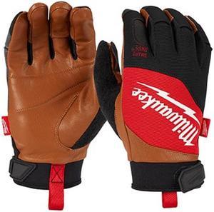 48-73-0021 - GLOVES LEATHER MEDIUM SOFT TOP GRAIN DURABLE PALM LIGHTWEIGHT