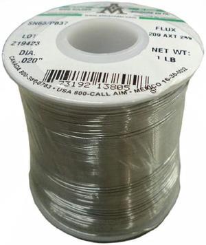 13805 - SOLDER WIRE 63/37 NO CLEAN 1LB .020IN 2% SN63PB37