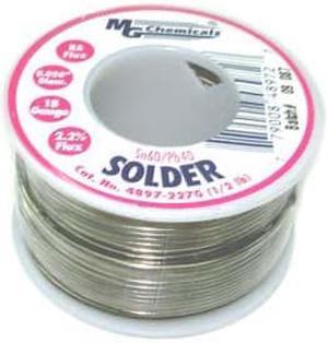 4897-227G - SOLDER WIRE 60/40 REGULAR 1/2LB 18AWG 0.05IN RA CORE