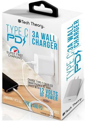 TT-TCPD-08 - USB-C PD WALL CHARGER 5VDC@3A POWER DELIVERY PORT