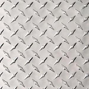 11248 - ALUMINUM TREAD PLATE 12X24IN .063IN THICK DIAMOND PLATE