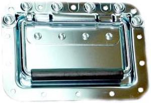 962232 - HANDLE WITH FACEPLATE 7X5 INCH METAL CHROME