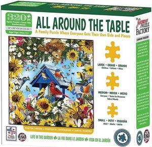 77321 - JIGSAW PUZZLE LIFE IN GARDEN 20X20IN 320PCS