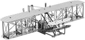 MMS042 - WRIGHT BROTHERS AIRPLANE METAL EARTH 3D LASER CUT MODEL