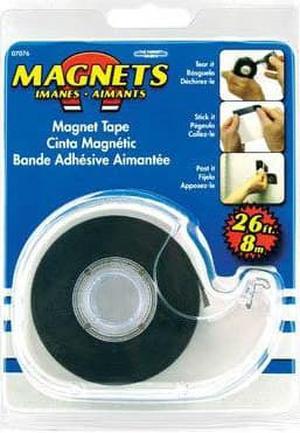 07076 - MAGNET TAPE FLEXIBLE .75INX26FT WITH DISPENSER