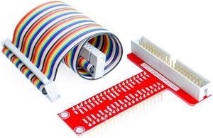 1821-QB9 - GPIO EXPANSION BOARD T TYPE WITH 40 PIN CABLE FOR RASPBERRY PI 3