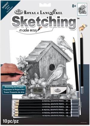 SKBN27 - BIRDHOUSE-SKETCHING ART