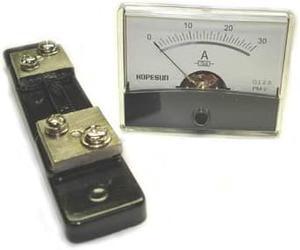 AIM6030A - PANEL METER DC 0-30AMP 2.4X1.9IN WITH SHUNT