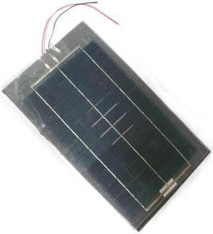 FPST-04 - SOLAR PANEL 6V 900MA 7X12IN FLEXIBLE WITH WIRES