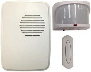 CH-7903-2 - DOOR BELL KIT WIRELESS MOTION ALERT 3 TUNE WHITE