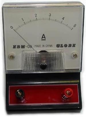 EDM-09 - METER ANALOG BENCHTOP 0-5A DC AMPMETER EDUCATIONAL