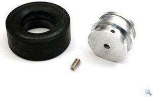 RW2I-3MM - WHEEL RUBBER 28-31MM DIA 11MM WIDTH 3MM AXLE W/INTERNAL SET SC (2 pcs/pkg)