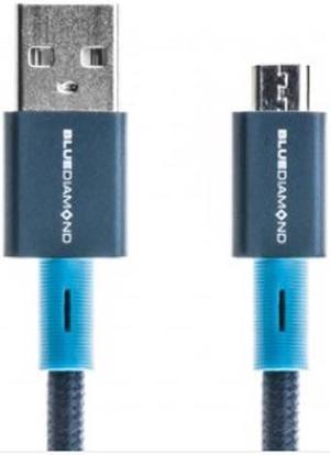 80147 - USB CABLE A MALE TO MICRO B MALE 3FT BLUE