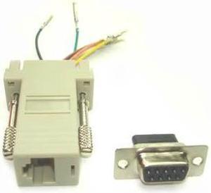 01176 - MODULAR ADAPTER DB9F/RJ45 8P8C