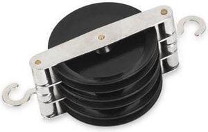 ME420-0003 - PULLEY TRIPLE PARALLEL W/METAL HOOKS