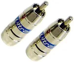 GAA-825-2 - RCA PLUG TWIST ON RG6 BLUE  (2 pcs/pkg)