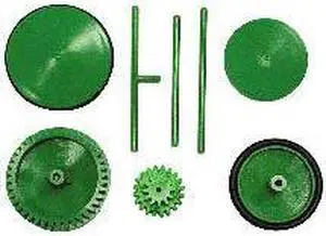 870142 - WHEELS KIT WHEELS AXLES AND GEARS 8PCS/SET ASSORTED COLOR