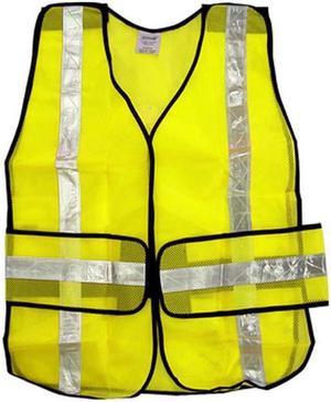 7015-L - SAFETY VEST REFLECTIVE YELLOW OSFA SIZE