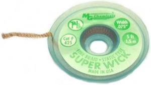 425 - SOLDER WICK #3 GREEN 1.9MM 5FT RA ROSIN