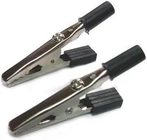 QK-8155-BLK - ALLIGATOR CLIP STACKABLE BLK 50MM (2 pcs/pkg)