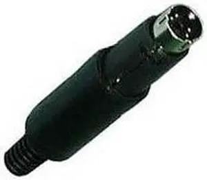 26-240-1 - MINI DIN PLUG 4POS INLINE PLASTIC