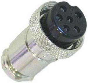 25-726-1 - MICROPHONE 6F INLINE PLUG METAL