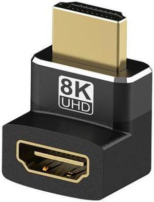 ARWB-4321A - HDMI MALE-FEM ADAPTER 8K UHD RA MALE UPWARDS 90 DEGREES