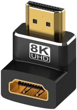 ARWB-4328 - HDMI MALE-FEM ADAPTER 8K UHD RA MALE DOWNWARDS 90 DEGREES