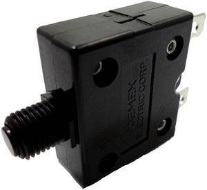 7410-3171-371 - CIRCUIT BREAKER 10A 250VAC PUSH CHMT 1P 9.5MM DIA QT 6.3MM