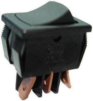 SHC-1400A-1 - ROCKER SWITCH 1P2T 8A ON-NONE-ON 125VAC QT 13X20MM BLK