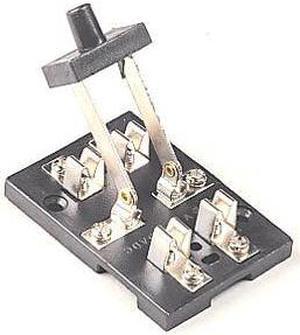 2751537 - KNIFE SWITCH 2P2T WITH POSTS BASE 2.4X1.7X2.4IN