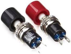 2751556 - PUSH SWITCH MOM 1P1T NO THR SOL 12.5MM 3A/125VAC 1RED AND 1BLK CAP (2 pcs/pkg)