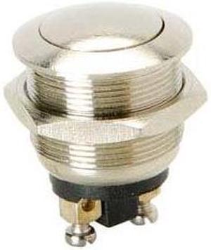 66-2434 - PUSH SWITCH MOM 1P1T NO THR SCR 20MM DOME HEAD 4A 125V